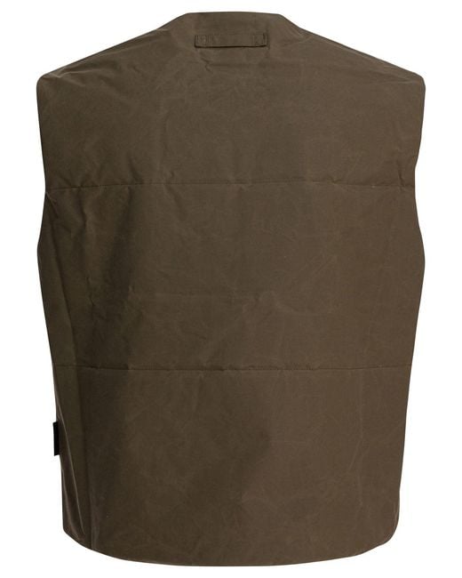 GR10K Green Cotton Sleeveless Jacket Jackets And Coats for men