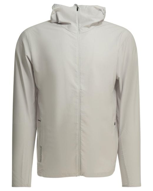 Houdini Sportswear Gray "Pace Trail" Technical Jacket