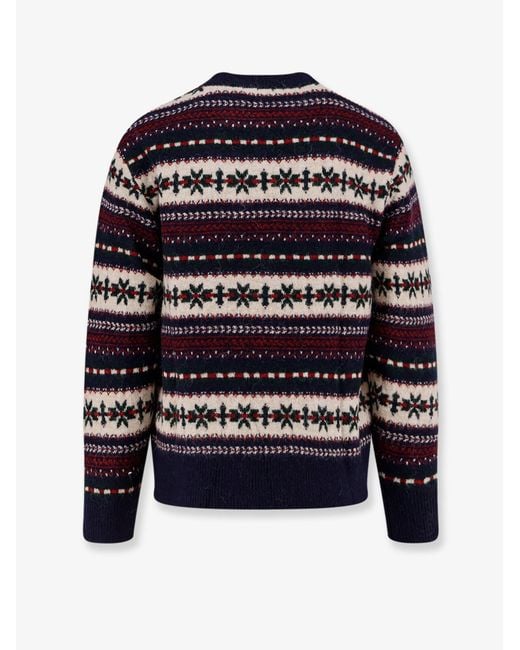 DUNST Blue Fairisle Sweater
