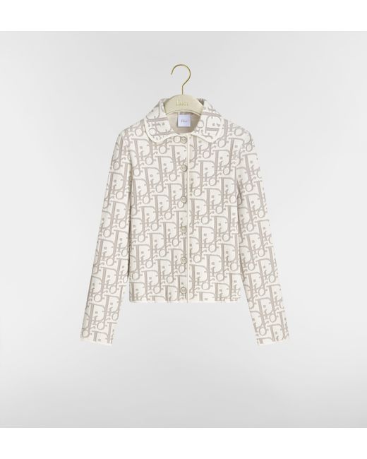Dior White Oblique Jacket