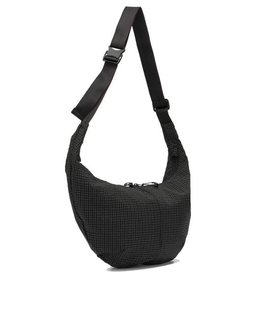 Comme des Garçons Black "Grid Check" Large Shoulder Bag for men