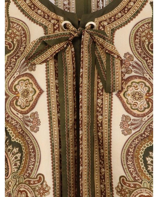 Zimmermann Natural Mahon Silk Tunic Dress