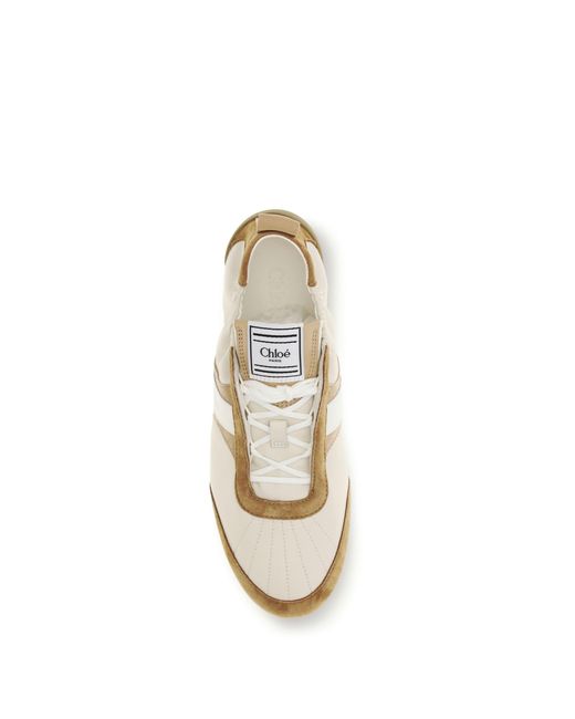 Chloé Natural Chloé Kick Sneakers