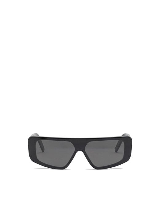 Rick Owens Gray "Performa" Sunglasses for men