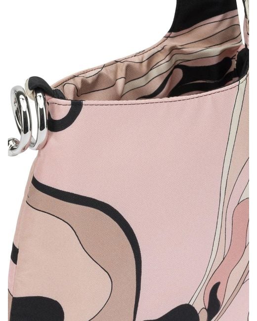 Emilio Pucci Pink Orchidee Small Handbag
