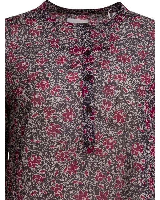 Isabel Marant Purple "Maria" Blouse