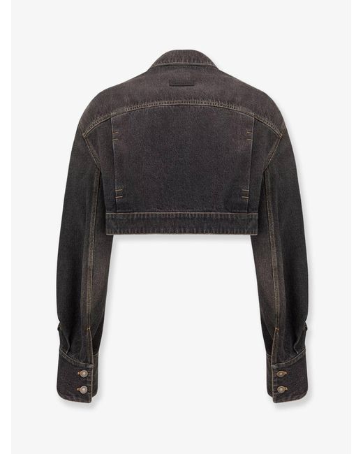 Dior Black Dior Denim Jacket With Bustier Detail