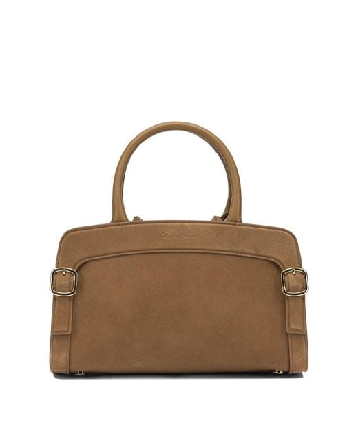 Santoni Brown "Didi" Small Handbag
