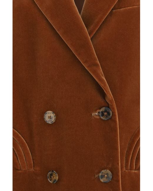 Blazé Milano Brown Blazè Milano Jealousy Everynight Velvet Blazer