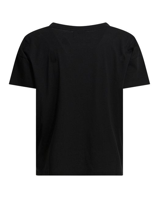 Loulou de Saison Black Cotton T-Shirt