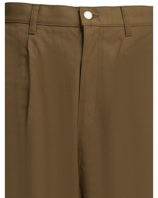 Comme des Garçons Green Formal Cotton Shorts