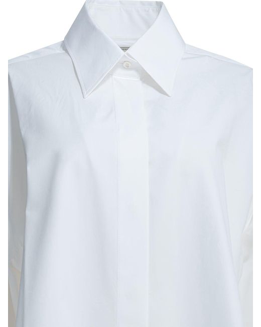 Givenchy White Casual Asymmetrical Shirt