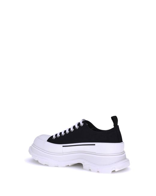 McQueen White Tread Slick Sneakers for men