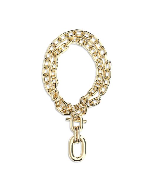 Rabanne Metallic Rabanne Xl Link Chain Necklace