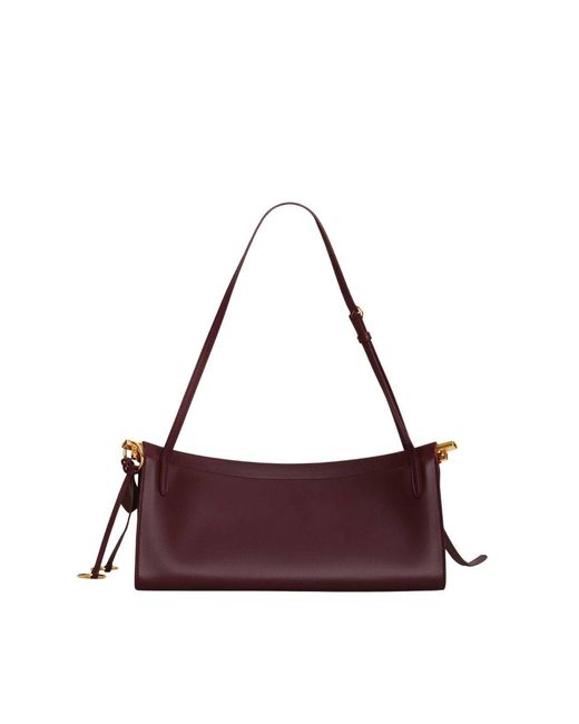 Alaïa Purple "Le Click East West" Shoulder Bag