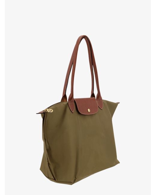 Longchamp Natural Le Pliage Nylon Shoulder Bag
