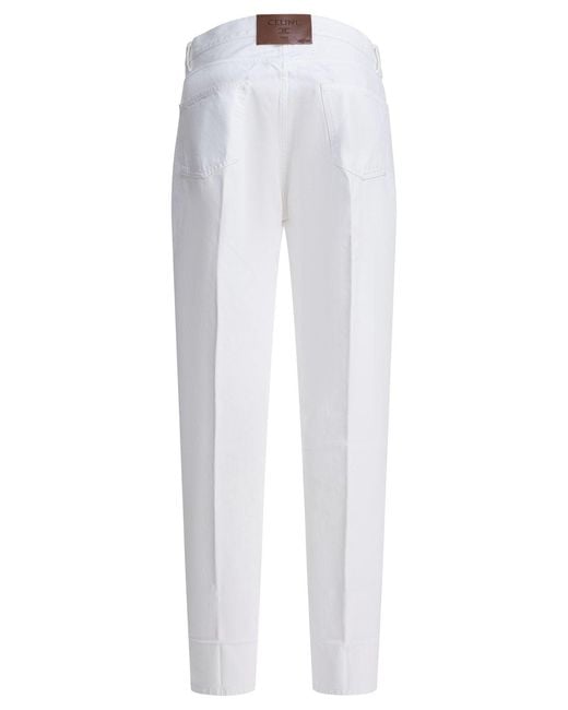 Céline White Jeans for men