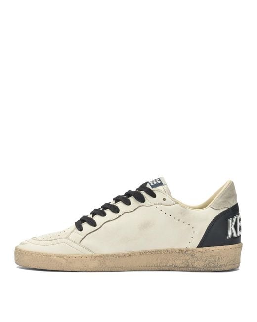 Golden Goose Deluxe Brand White "Ball Star Wishes" Sneakers
