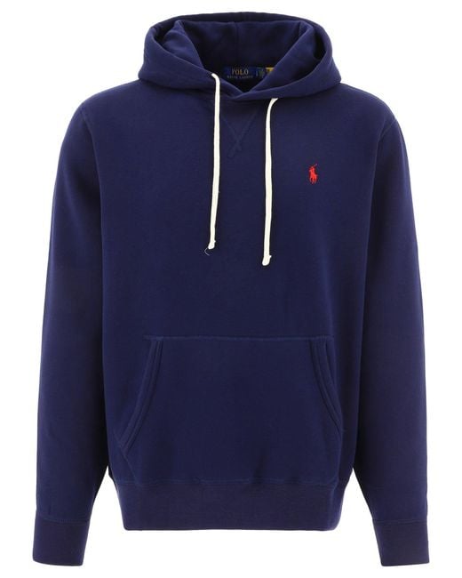 Polo Ralph Lauren Blue Sweatshirt With Logo for men