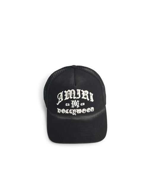 Amiri Black Cotton Cap for men