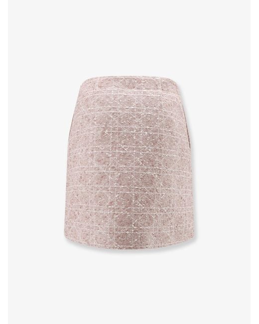 Dior Pink Cotton Blend Skirt