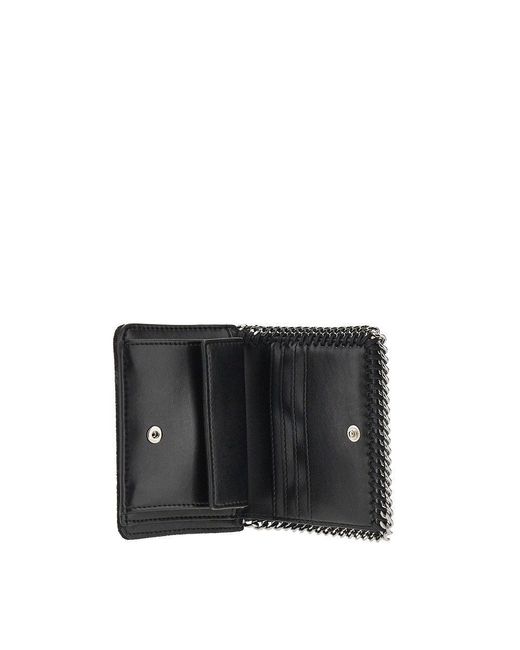 Stella McCartney Black 'Falabella' Bi-Fold Wallet