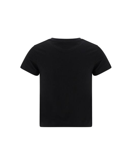 KENZO Black Cotton T-Shirt With The Embroidered €Œwild Tigerâ€