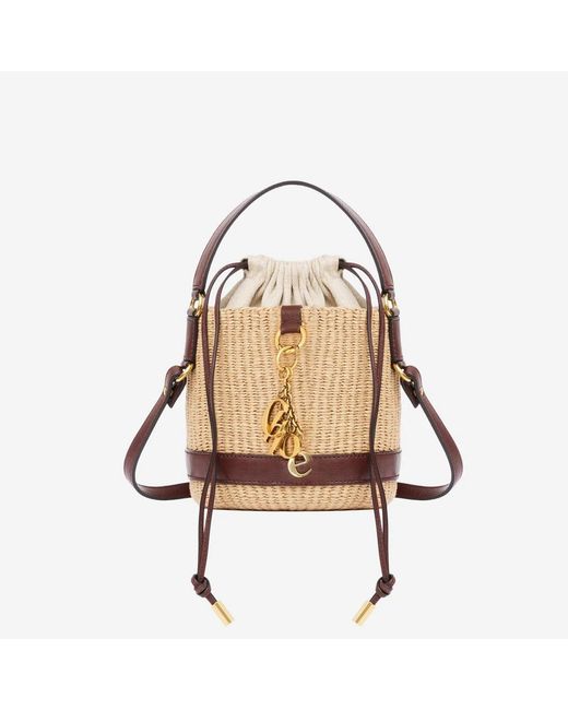 Chloé Natural Borsa A Mano "Charms" Mini