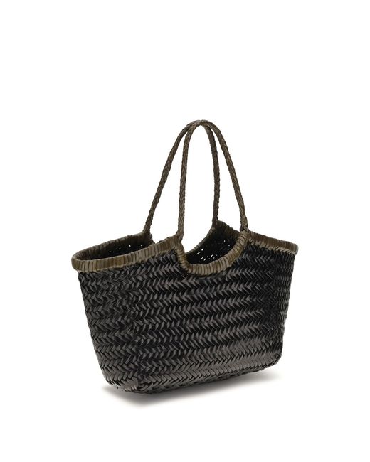 Dragon Diffusion Black Medium Nantucket Handbag/Khaki