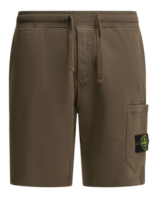 Men's Green Jogger Shorts