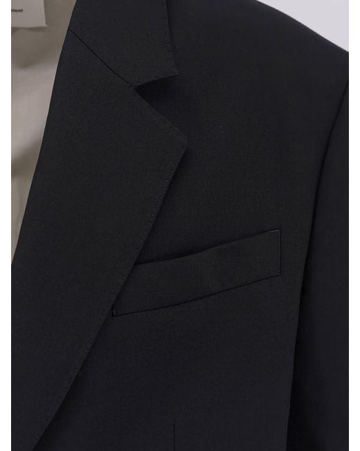 AMI Blue Clothing Lana Vergine for men