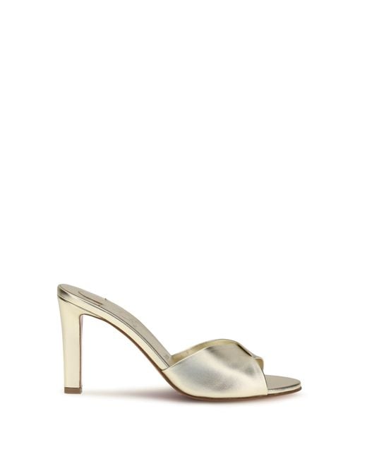 Women's Natural Fanny Mules Platine