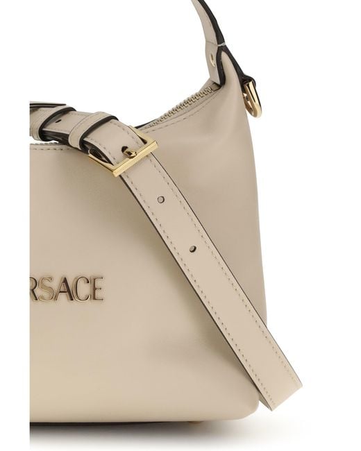 Versace Metallic Hobo Handbag