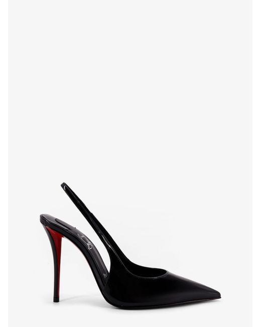 Christian Louboutin Black Miss Z Patent Leather Pumps