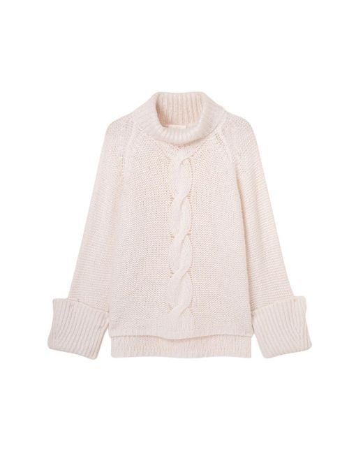 Fedeli Pink "Morganite" Turtle Neck Sweater