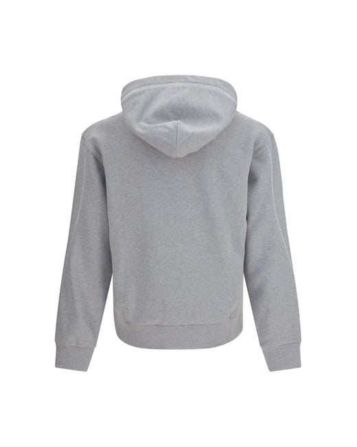 Givenchy Gray Cotton Hoddie for men