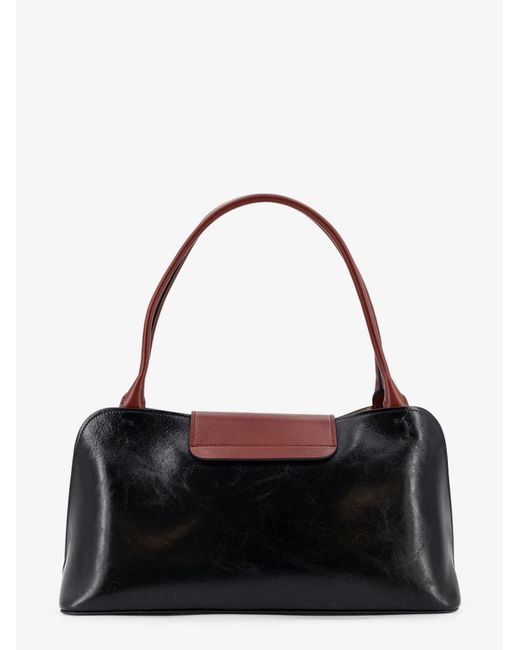 Versace Black Vivian Leather Shoulder Bag