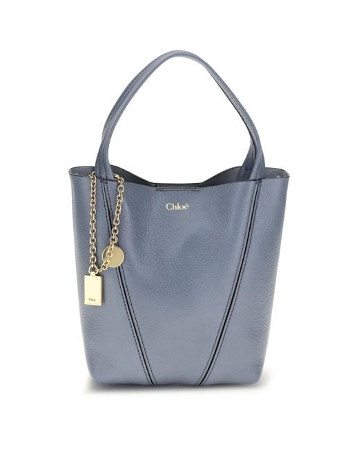 Chloé Blue Chloã Spin Shoulder Bag