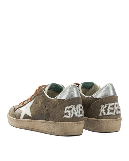Golden Goose Deluxe Brand Brown "Ball Star" Sneakers