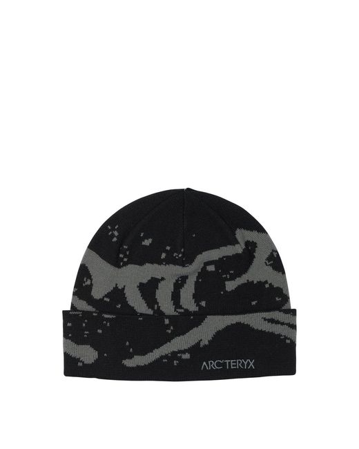 Arc'teryx Black "Grotto Tq" Beanie for men