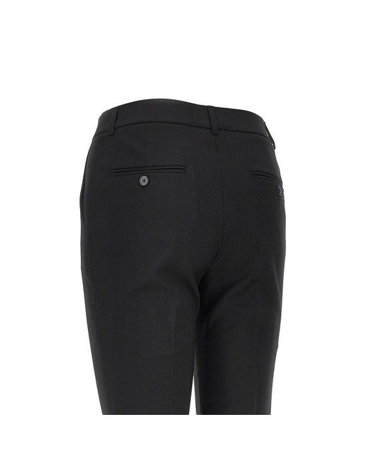 Weekend by Maxmara Black Wool Cigarette Pants