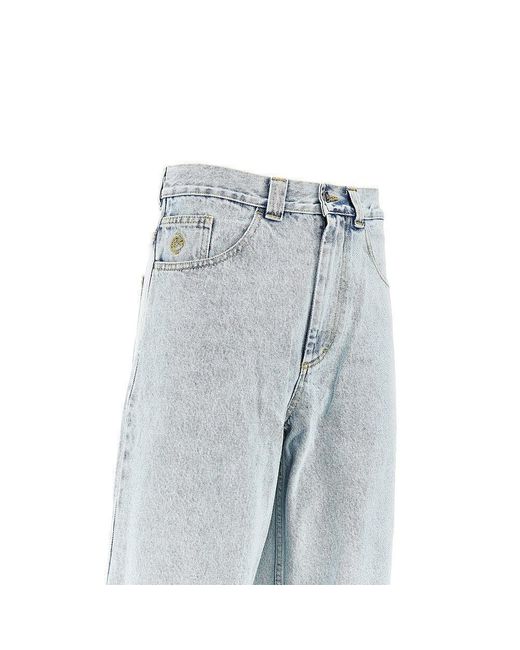 POLAR SKATE Blue 'Big Boy' Oversized Denim Pants for men