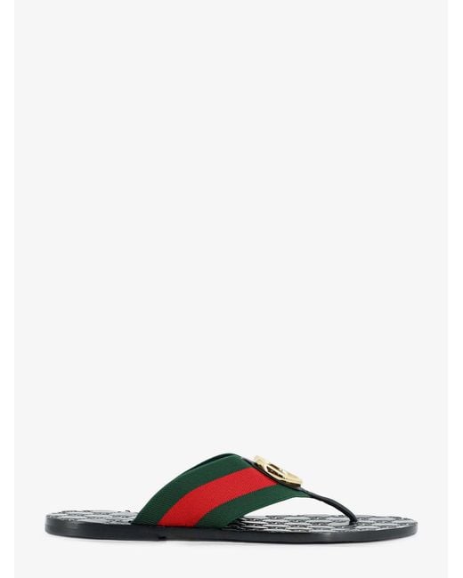 Gucci Multicolor Riviera Leather Sandals for men