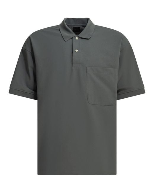 DAIWA PIER 39 Gray Tech Button-Down Polo Shirt for men