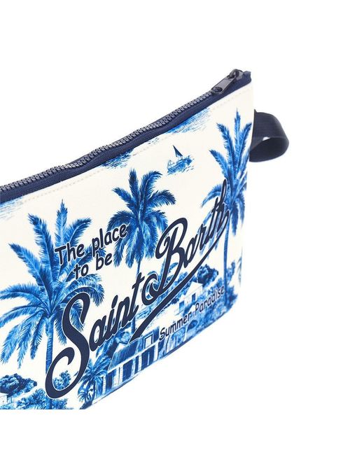 Mc2 Saint Barth Blue 'Aline' Neoprene Pouch for men