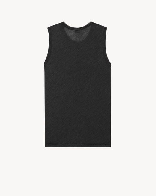 Saint Laurent Black Tank Top