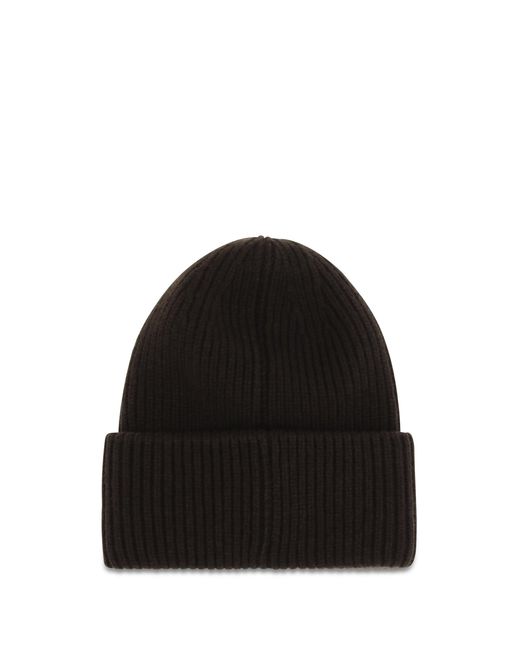 Moncler Black Wool And Cashmere-Blend Beanie for men
