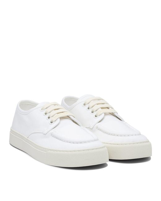 Prada White Leather Sneakers for men