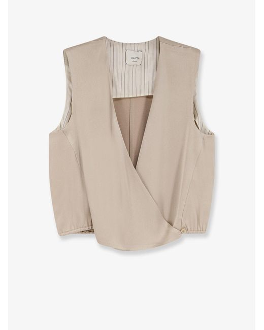 Alysi Natural Satin Top