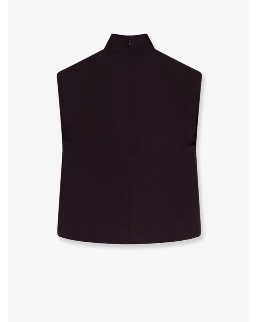 Alaïa Blue T-Shirts And Polos Carta Viscosa